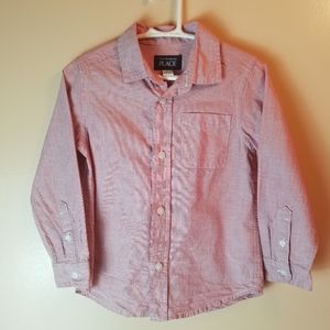 Children's Place Pink long Sleeves Dress Shirt